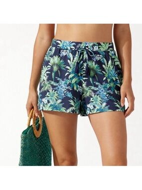Tommy Bahama Women’s Cover Up Shorts Art of Palms XS